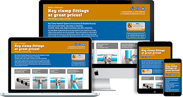 responsive website design - lighting force